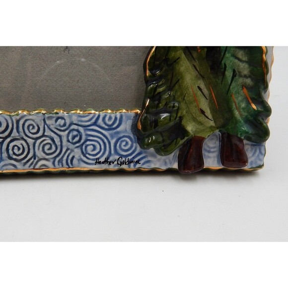 Blue Sky Clayworks Black Bear Picture Frame 2003 Heather Goldminc 4x6 Picture - Picture 5 of 11